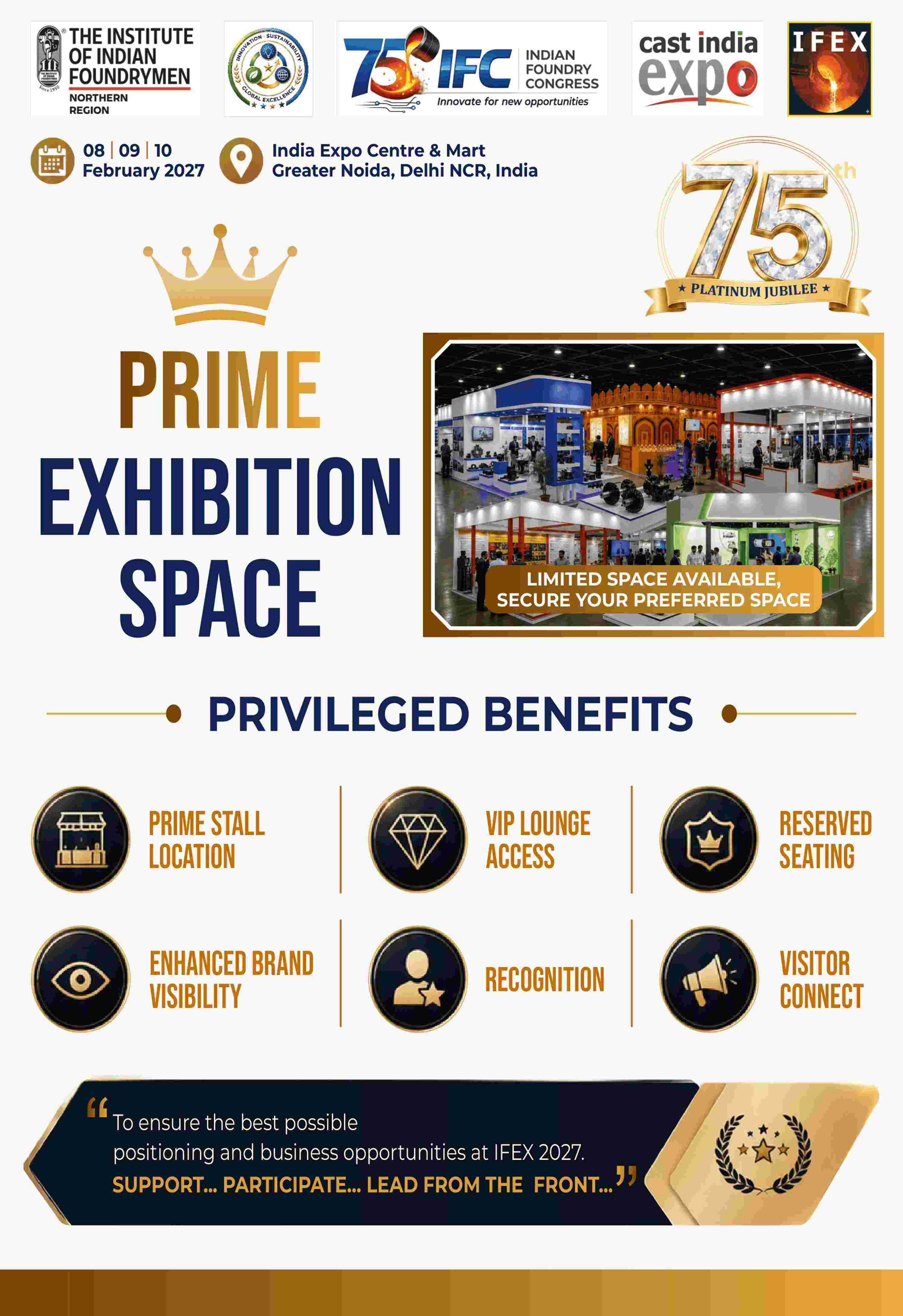 Premium Exhibition Space Flyer - Page 1